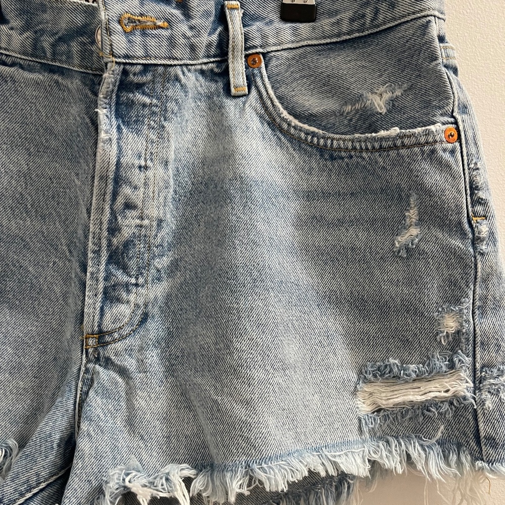 Agolde Parker Jean Shorts in Swapmeet - Picture 5 of 8